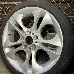4本セットE85 BMW Z4 純正ホイール　タイヤ付き　PCD120 美品　センターキャップ付き　225 40 r18 255 35 r18