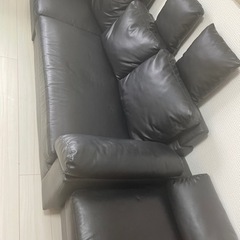 ソファー 3人掛け カウチソファー  肘付き カウチソファ オッ...