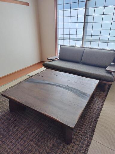 座卓 ローチェア ロングチェア 3点セット 高級座卓