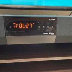 東芝REGZA50型+ シアターラック +録画機の画像