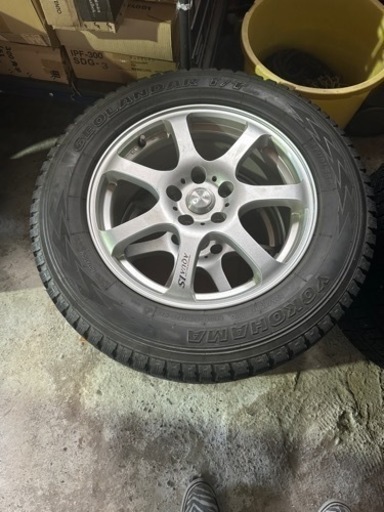 (受付終了)225/65r17 17インチ スタッドレス　4本　ホイールセット
