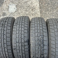 中古　溝7〜8mm スタッドレスタイヤ4本　155/65R13 winter maxx 02 の画像