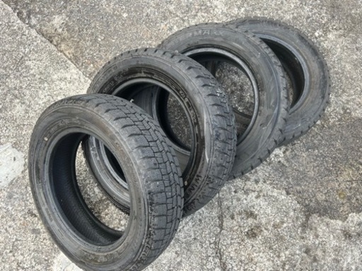 中古　溝7〜8mm スタッドレスタイヤ4本　155/65R13 winter maxx 02