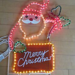 クリスマス　イルミネーション　サンタ　自立