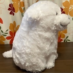 新品【むっちりグレートピレニーズ 】ファニーフェイスぬいぐるみの画像