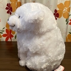 新品【むっちりグレートピレニーズ 】ファニーフェイスぬいぐるみの画像