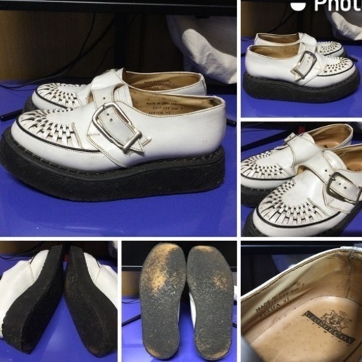 ★早い者勝ちSALE！★ジョージコックス ホワイトラバーソール