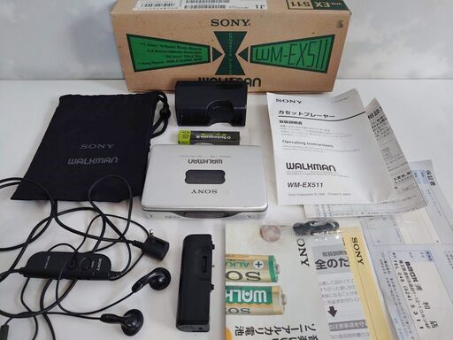 【超美品】付属品完備1995年製SONYウォークマンWM-EX511希少