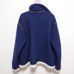 ユニクロ JW ANDERSONコラボ ボアブルゾン ネイビー 150cmの画像