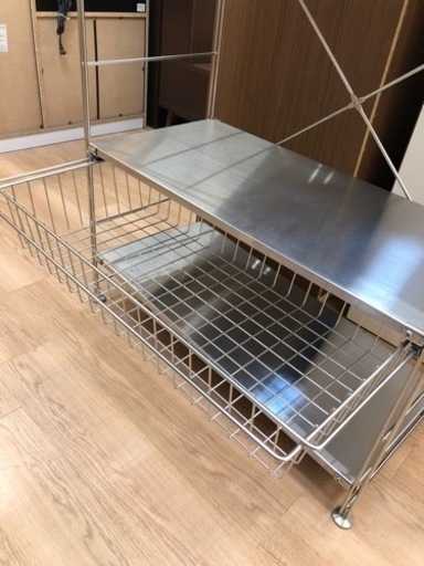 無印良品 ステンレスユニットシェルフ【トレファク上福岡】