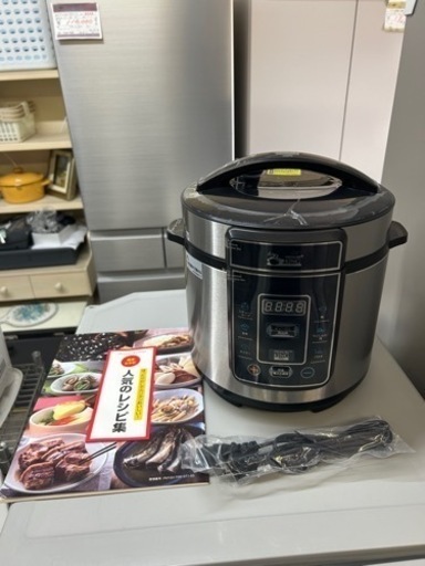 未使用　万代店　ショップジャパン 電気圧力なべ プレッシャーキングプロ SC-30SA-J01  1台6役