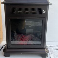 QVC POWER HEAT 暖炉風 ストーブ型電気ヒーター 電気温風機 　型番 CFS-40209-02の画像