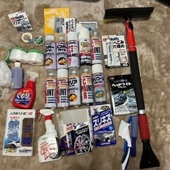 車塗装用品セット、雪落とし、トランクシート