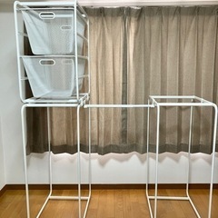 IKEAイケア　取引中 ALGOT アルゴート　ハンガーラック２個セットの画像
