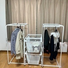 IKEAイケア　取引中 ALGOT アルゴート　ハンガーラック２個セットの画像