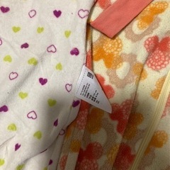 冬用ベビー　女の子　カバーオール　足付きの画像