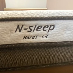 【受付終了】ニトリ　N-sleep マットレス　ベッドフレーム　ダブルベッドの画像