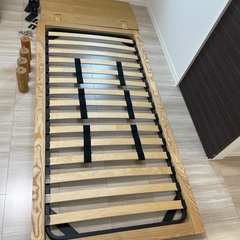 無印良品　シングルベッド　ヘッドボード付き　値段相談可能
