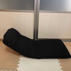 座椅子　黒　ブラック　訳ありの画像