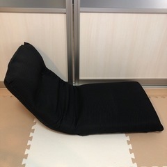 座椅子　黒　ブラック　訳ありの画像
