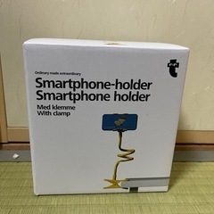 クランプ式スマホスタンド