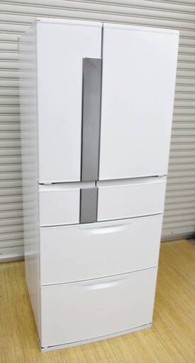 三菱　6ドア冷蔵庫　MR-JX56LX　555L　JXシリーズ　スマート大容量　ホワイト　動作良好　MITSUBISHI