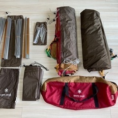 金額相談可　snow peak テント　アメニティドームM クリ...