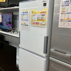 SHARP シャープ　350L 3ドア冷蔵庫（107）