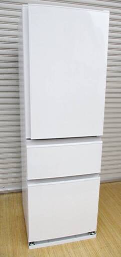 【3ヵ月保証】三菱　3ドア冷蔵庫　MR-CD40E　401L　パールホワイト　CDシリーズ　自動製氷　2019年製　動作良好　MITSUBISHI