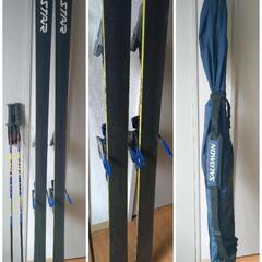 スキー板/ストック 2組 中古の画像
