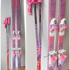 スキー板/ストック 2組 中古の画像