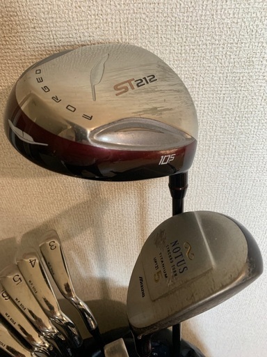 【ミズノ/ゼファーSR 9本】クリーブランド　RTX 588 ゴルフクラブ　ボール　バッグセット