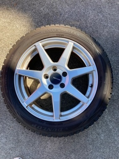 決まりました！　アルミ付スタッドレスタイヤ　4本セット