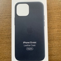 iPhone13mini 純正レザーケース ミッドナイト