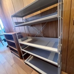 （お取引中）無印良品、スチールユニットシェルフ5段、本棚
