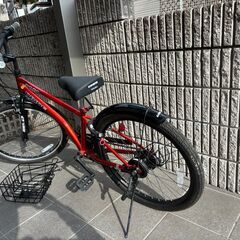 ※美品です　２４インチ　自転車　赤　の画像