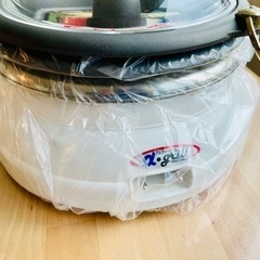 【新品未使用】電気鍋　鍋、しゃぶしゃぶ、湯豆腐などの画像
