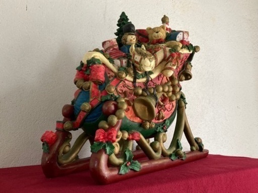 ソリのクリスマス飾り　ベア　ツリー