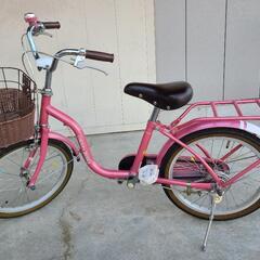 決まりました♪ 女の子  自転車  18インチ 可愛いピンク  ...