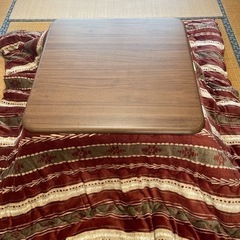 ニトリの75cmリバーシブルこたつセット◎引き取り送料無料⭐︎美品