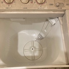 二層式洗濯機　洗濯　脱水　の画像