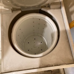 二層式洗濯機　洗濯　脱水　の画像
