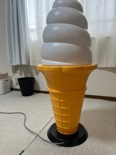 ソフトクリーム　照明　看板