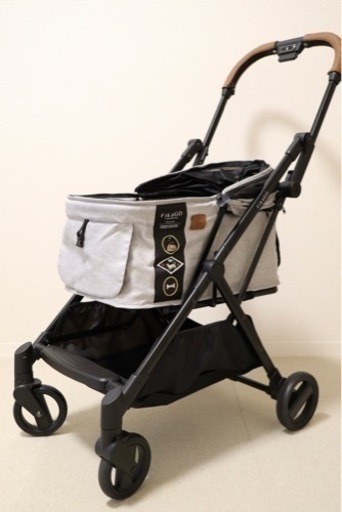 FikaGo ペットカート（グレーハスキー）