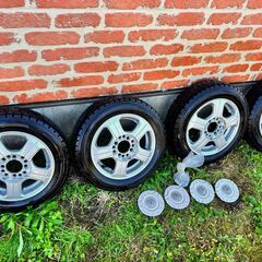 スタッドレスタイヤ 155/65 R13　4本＋13インチ4つ穴...