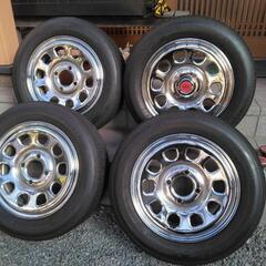 155/65R13 13インチ デイトナクロームスチールホイール