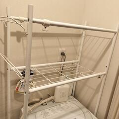 洗濯機　ラック　洗濯機上収納