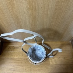 【1,200円〜1,000円】に値引き　アイアン犬の花カゴ(新品未使用)の画像