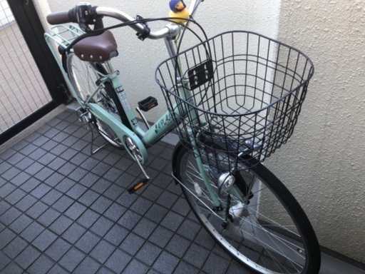 サザンポート26インチ自転車シルバー SOUTHERN PORT[サザンポート]26吋 ファミリーサイクル シングル