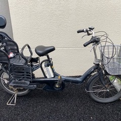 12月中！電動自転車 20インチ チャイルドシート付